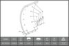 MERCE 6684232510 Brake Lining Kit, drum brake